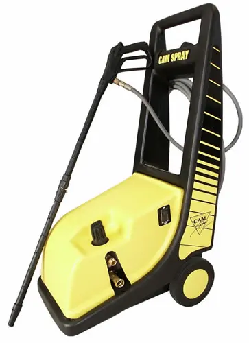 Cam Spray 1500AEWM Economy Wall Mount Electric Cold Water Pressure Washer  with 50' Hose - 1450 PSI; 2.0 GPM